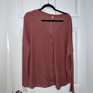 Wishlist Oversized V-Neck Sweater